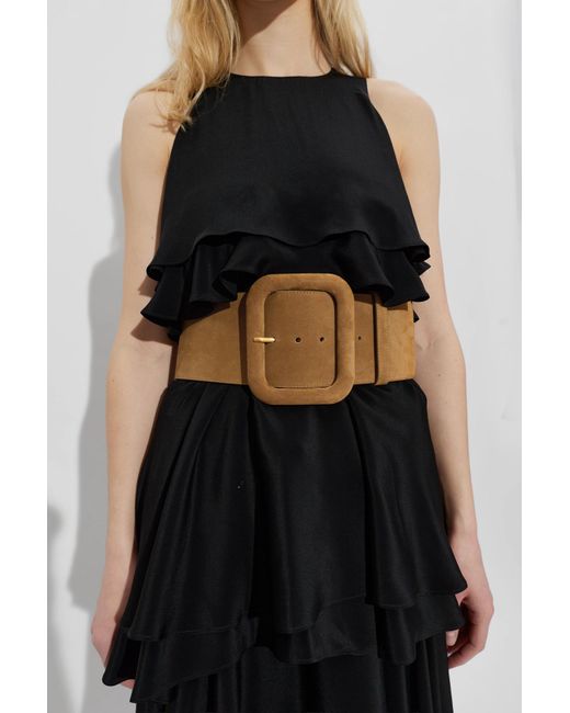 AMI Brown Leather Belt