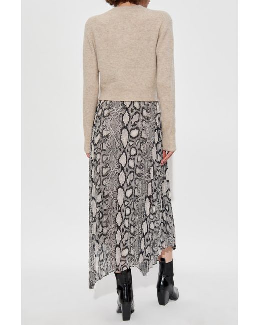 AllSaints White Two-Piece Dress Dona