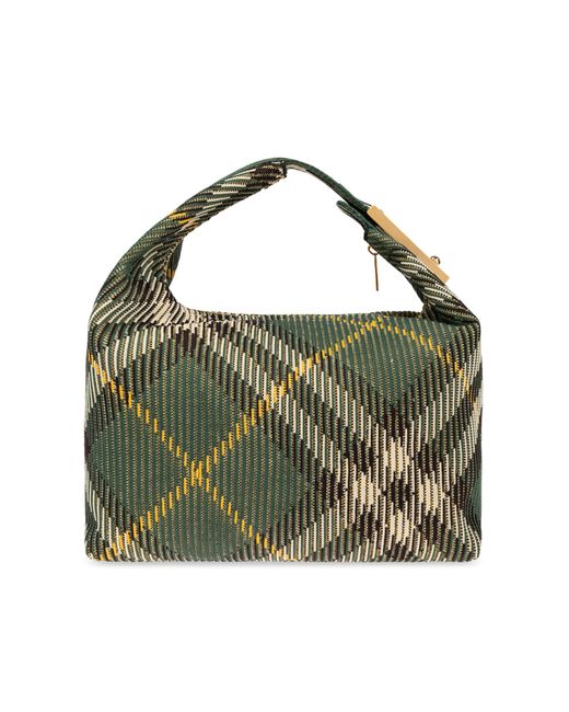 Burberry Green ‘Medium Peg Duffle’ Shoulder Bag