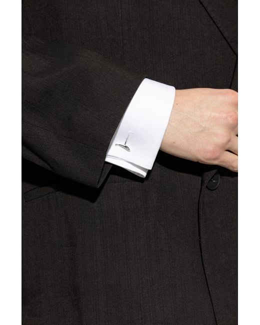 Bottega Veneta Black Cufflinks for men