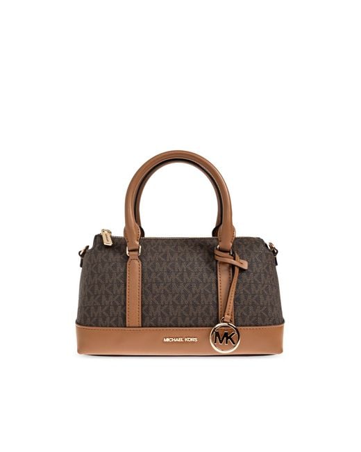 MICHAEL Michael Kors Brown 'Andie Small' Handheld Bag