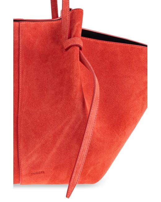 Yuzefi Red Shopper Bag 'Large Mochi'