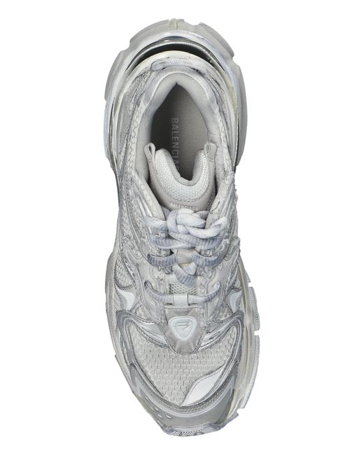 Balenciaga White Sports Shoes Runner 2