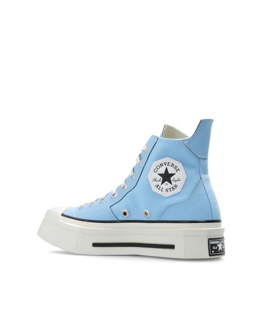 Converse Blue ‘Chuck 70 De Luxe Squared Hi’ Sports Shoes, , Light