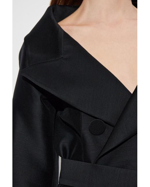 DSquared² Black Wool Coat