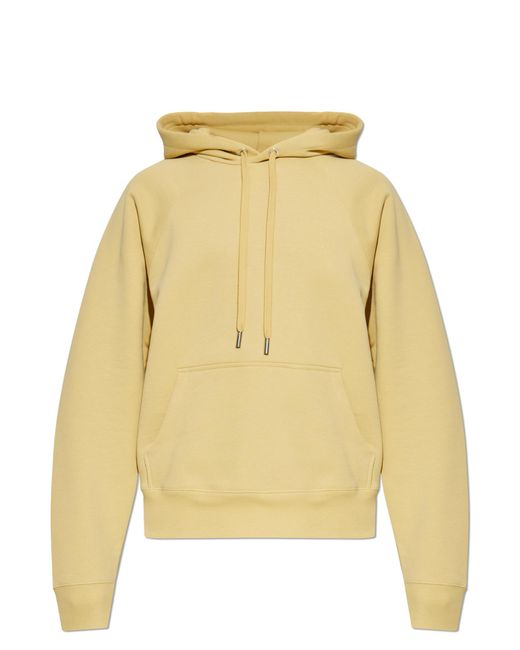 AMI Yellow Sweatshirt With Logo