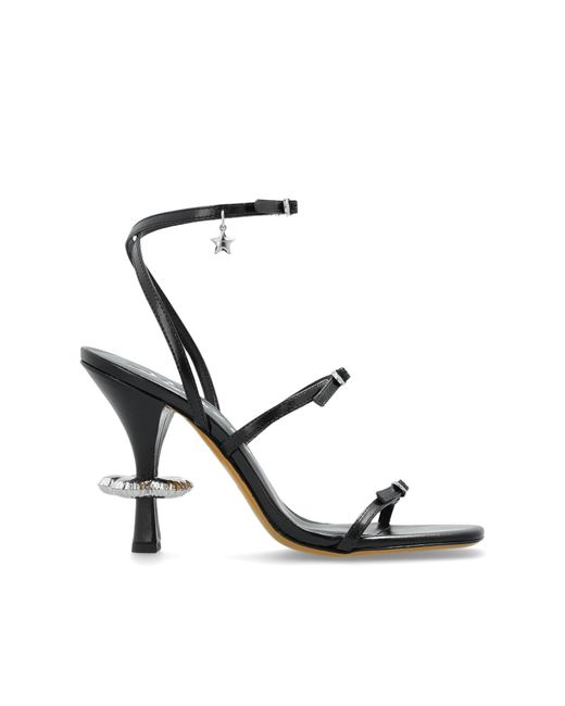 Marc Jacobs White Heeled Sandals 'The Daisy'