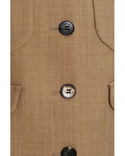 Versace Natural Wool Vest