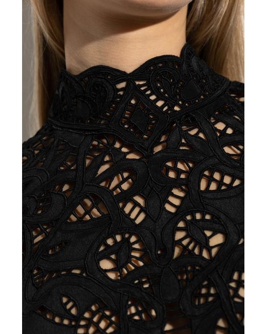 Etro Black Silk Top