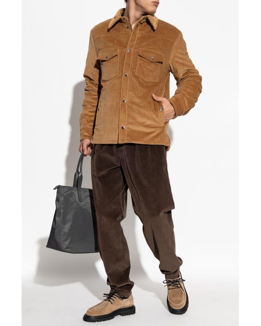 Dolce & Gabbana Men's Brown Corduroy Pants