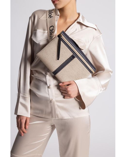Chloé Gray 'woody' Belt Bag