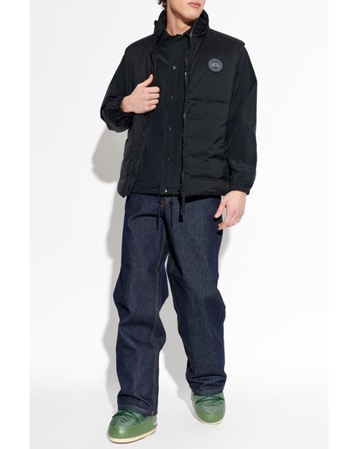 Canada Goose Black "Lodge" Puffer Vest for men