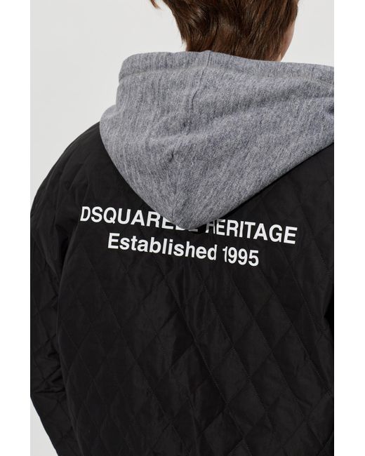 DSquared² Black 'Bomber' Jacket for men