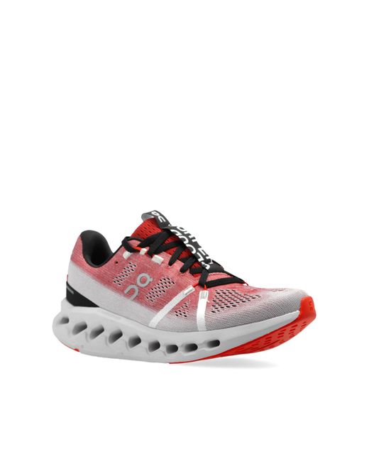 On Shoes Pink Training Shoes Cloudsurfer