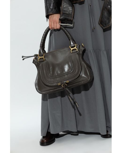 Chloé Black Handbag Marcie Double Medium