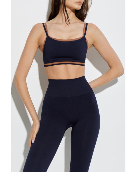 The Upside Blue "Form Seamless" Bra