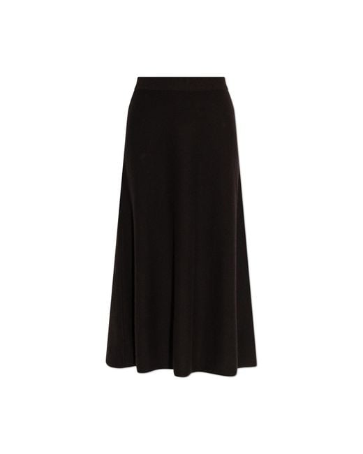 Lisa Yang Black Cashmere Skirt 'Torie'