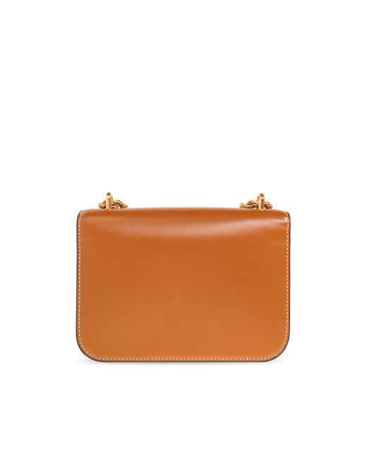 Tory Burch Brown 'eleanor Small' Leather Shoulder Bag,