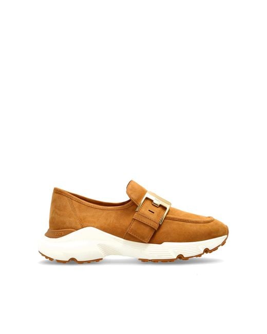 Tod's Brown Suede Sports Shoes