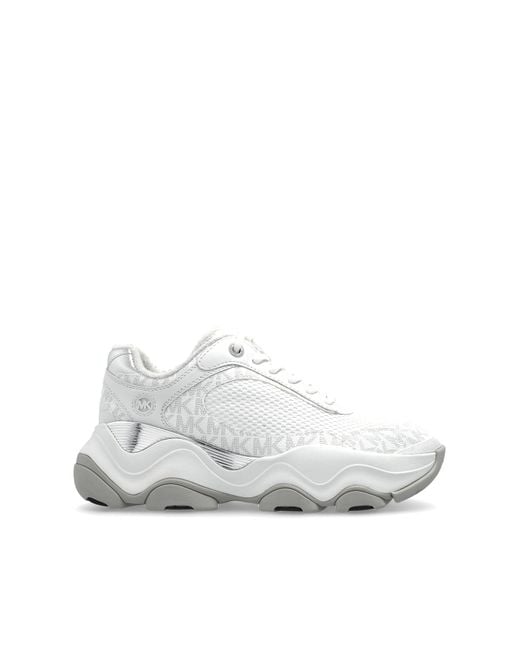 MICHAEL Michael Kors White Sports Shoes "Atlas"