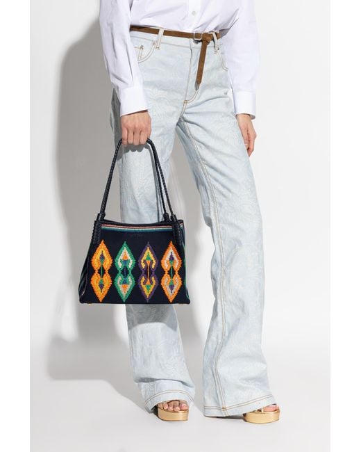 Etro Black 'Libra Medium' Shoulder Bag