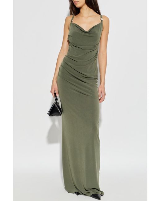 Coperni Green Strappy Dress