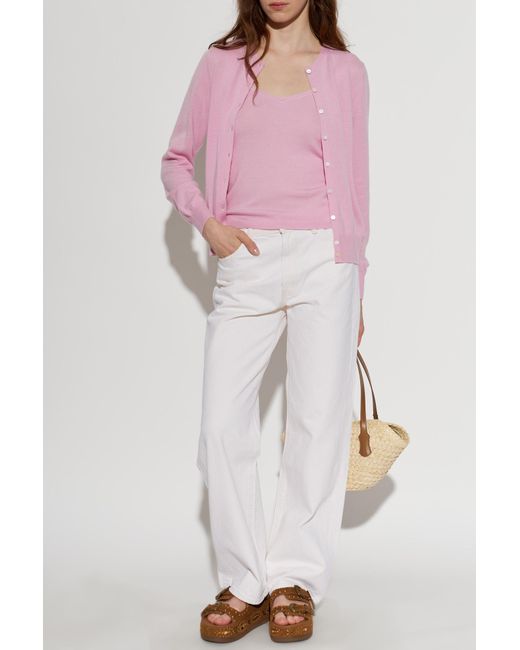 Posse Pink Wool Top 'Petra'