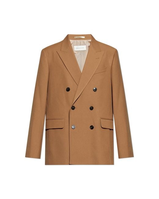 Dries Van Noten Brown Blazer "Buforen" for men