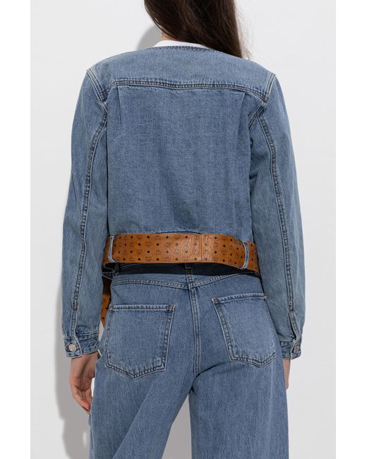 MCM Blue Denim Jacket