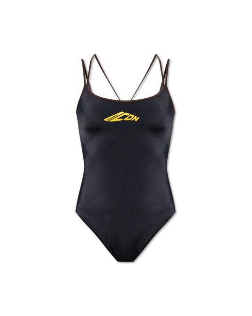 DSquared² Black One-Piece Swimsuit