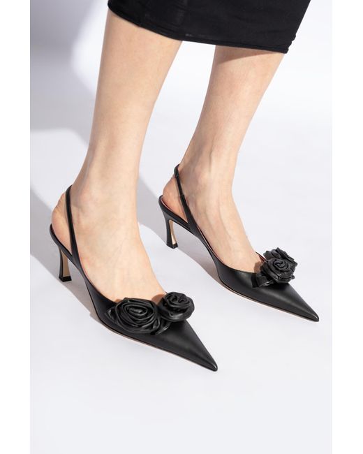 Blumarine Black Heeled Shoes 'Juliet'