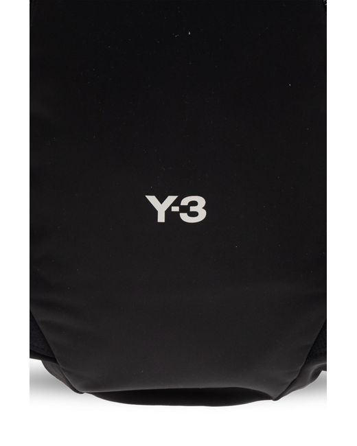 Y-3 Black Backpack With Logo