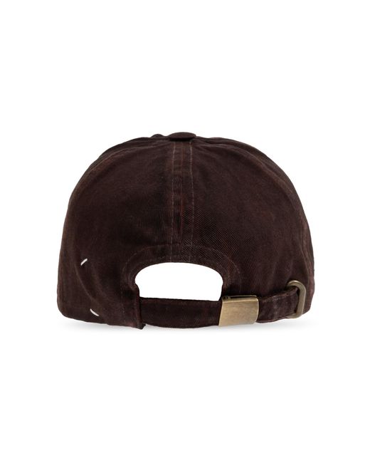Maison Margiela Black Baseball Cap