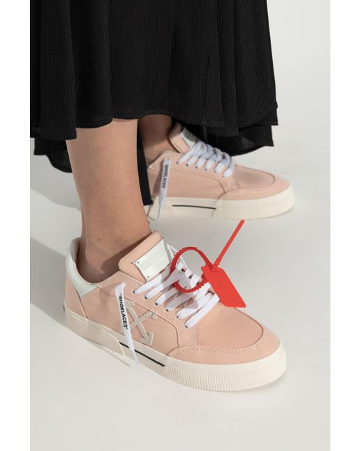 Off-White c/o Virgil Abloh Black Sneakers New Low Vulcanized Animation