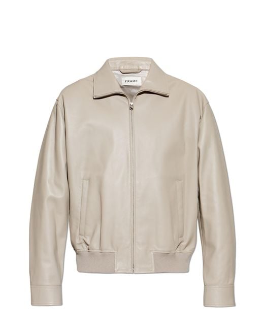 FRAME Natural Leather Jacket for men