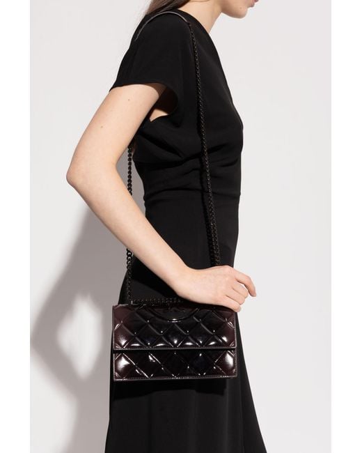 Tory Burch Black Shoulder Bag 'Fleming'