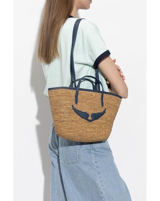 Zadig & Voltaire Blue "Wings Mini" Bag