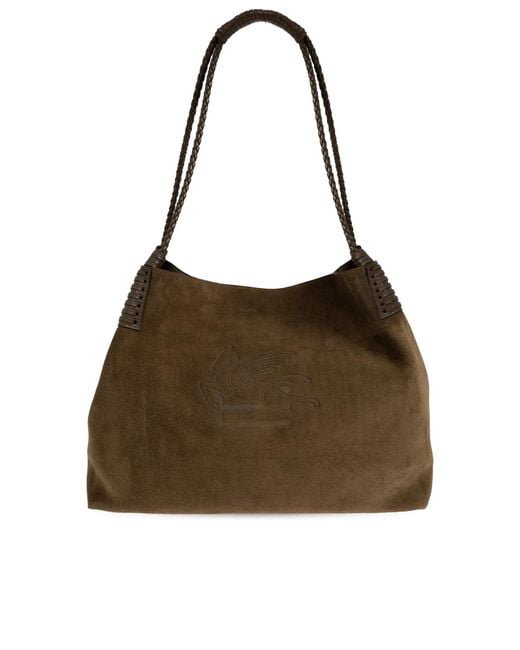 Etro Brown "Libra Large" Bag