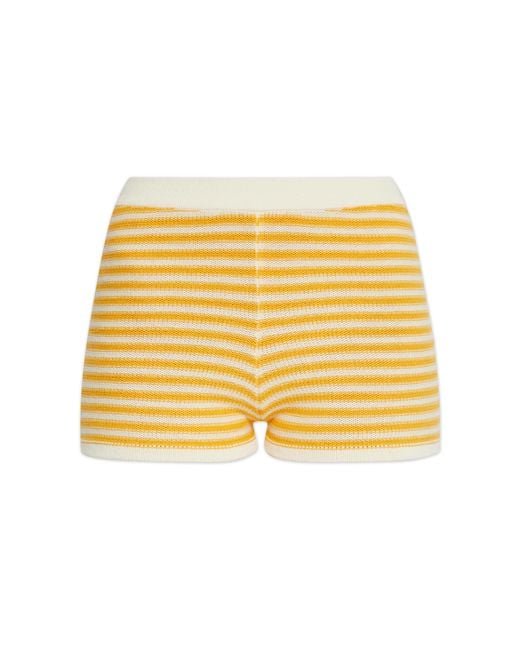 The Upside Yellow "Daisy" Shorts