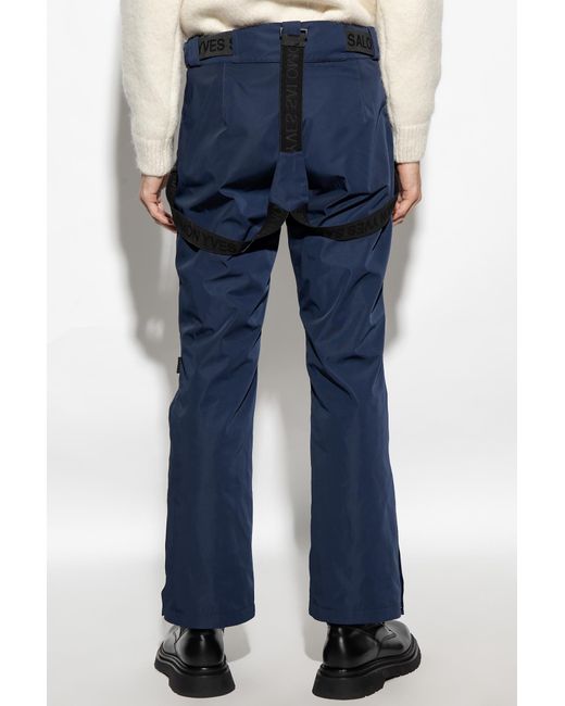 Yves Salomon Blue Ski Trousers, for men