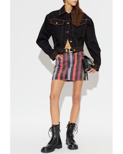 Versace Black Denim Jacket
