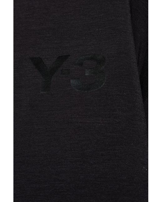 Y-3 Black Hoodie With Padding for men