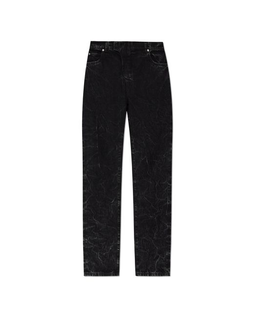 Balmain Black Jeans With A 'Vintage' Effect for men