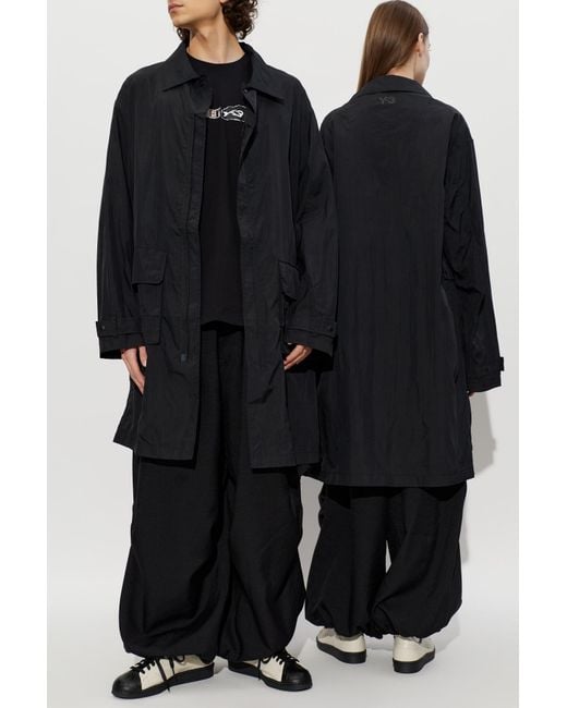 Y-3 Blue Jacket With Pockets