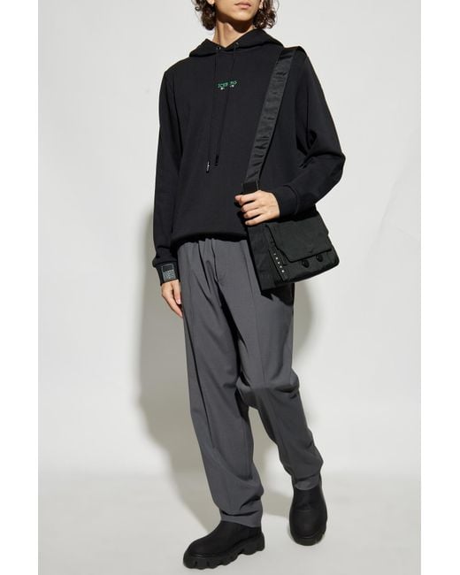 Iceberg Black Hoodie for men