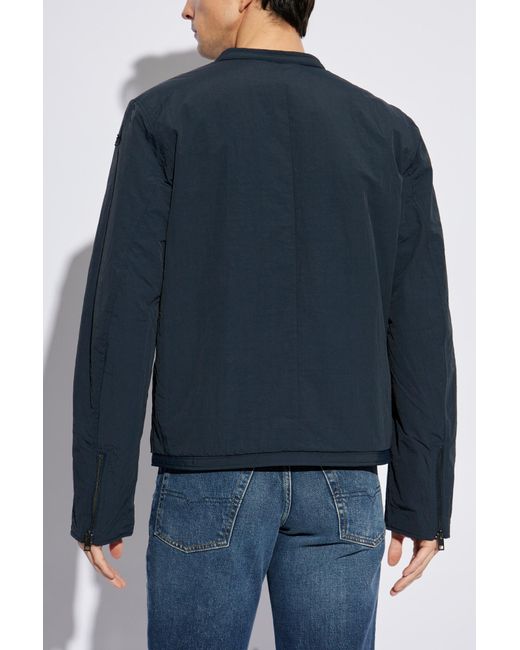 DIESEL Blue Insulated Jacket J-Carver-Padd for men