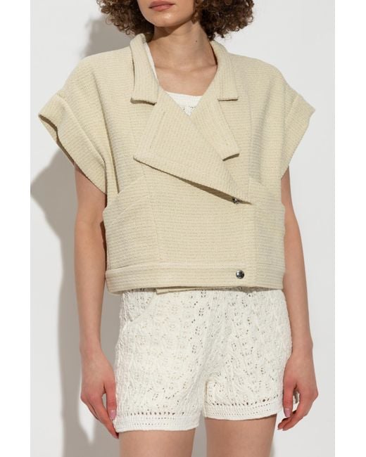 IRO Natural Tweed Vest Saruka