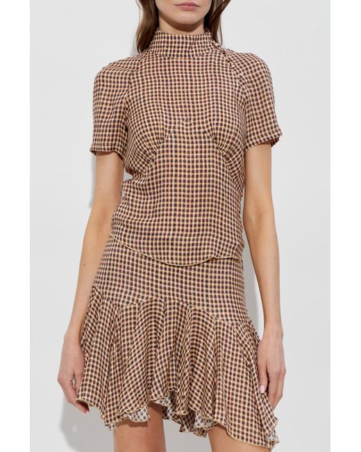 KNWLS Brown Top "Tess"