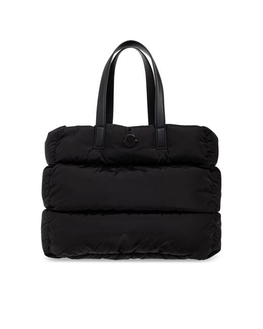 Moncler Black Shopper Bag for men