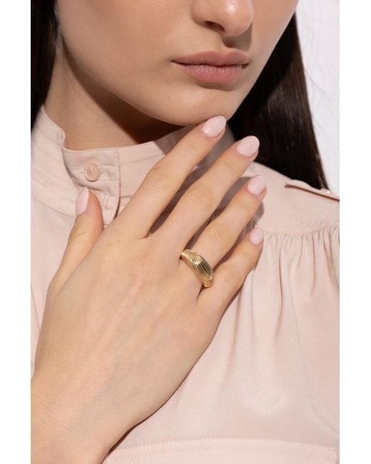 LIE STUDIO Metallic "Audrey" Ring